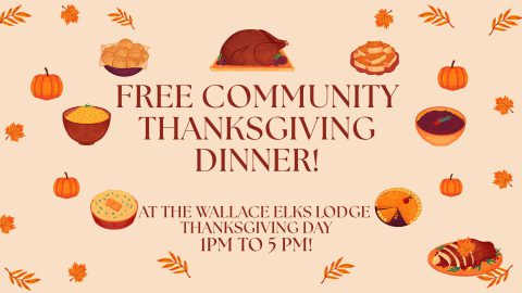 Free Thanksgiving Meal – Wallace Elks